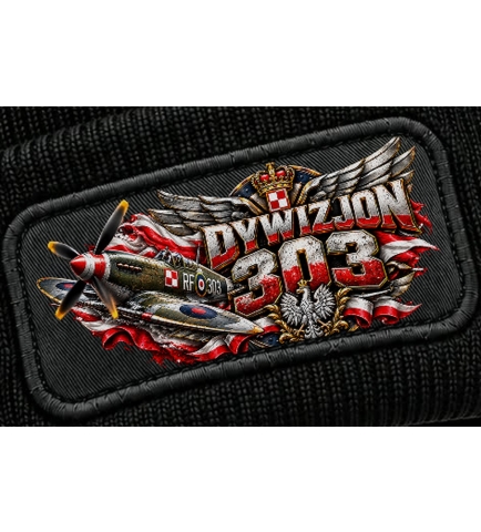 Czapka Zimowa Patriotyczna Dywizjon 303,Polski Patriota