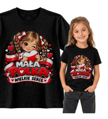 Koszulka dziecięca Mała Polka, Mała Patriotka