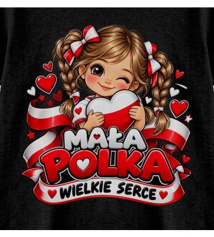 Koszulka dziecięca Mała Polka, Mała Patriotka