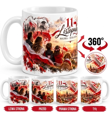 Kubek Patriotyczny 11 Listopada Moja Duma Prezent 330 ml