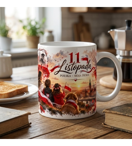Kubek Patriotyczny 11 Listopada Moja Duma Prezent 330 ml