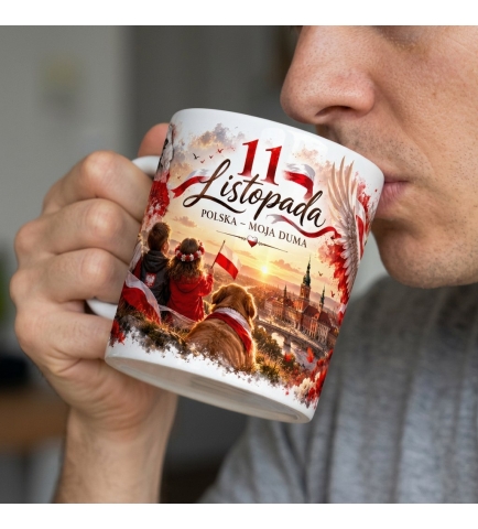 Kubek Patriotyczny 11 Listopada Moja Duma Prezent 330 ml