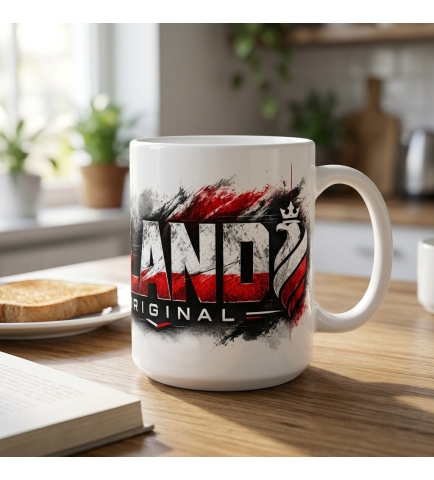 Kubek Patriotyczny Poland Original, Patriota, biały