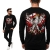 Longsleeve Męski Czarny Patriotyczny BHO Orzeł Polska Walcząca