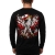 Longsleeve Męski Czarny Patriotyczny BHO Orzeł Polska Walcząca