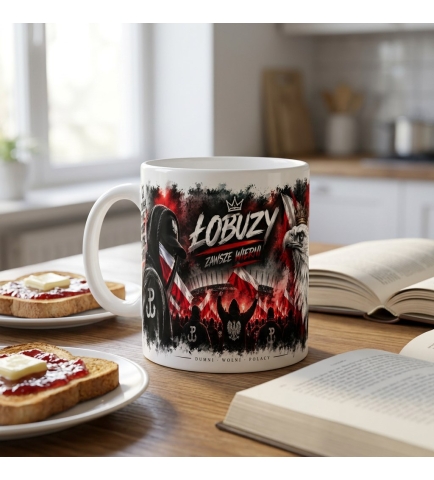 Kubek Patriotyczny Łobuzy 11 Listopada Prezent 330ml