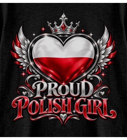 Koszulka dziecięca Polish Girl, Mała Patriotka
