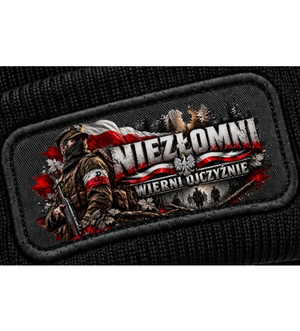 Czapka Zimowa Patriotyczna Niezłomni, Wierni Ojczyźnie