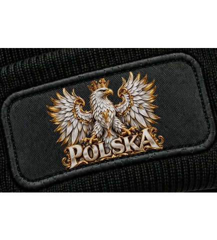 Czapka Zimowa Patriotyczna Polska Korona, Złoty Orzeł Polski