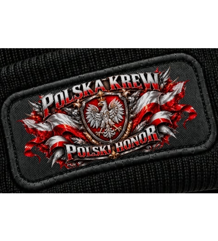 Czapka Zimowa Patriotyczna Polska Krew Polski Honor