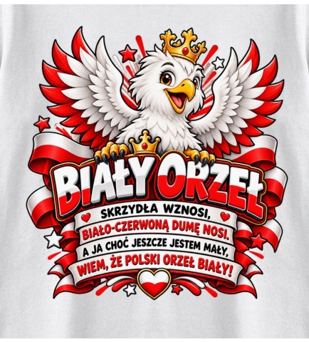Koszulka dziecięca Biały Orzeł Skrzydła wznosi, 11 Listopad