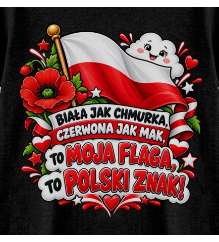 Koszulka dziecięca Biało czerwona chmurka,11 Listopada 1918