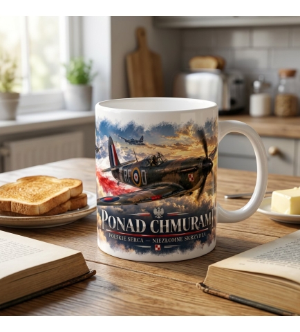 Kubek Patriotyczny Ponad chmurami 303 Dywizjon 330ml