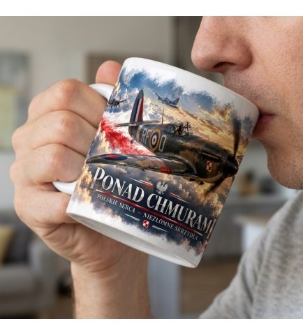 Kubek Patriotyczny Ponad chmurami 303 Dywizjon 330ml