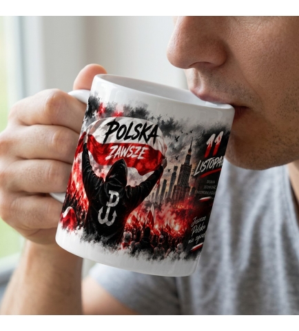 Kubek Patriotyczny Polska Zawsze Święto Niepodległości 330 ml