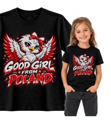 Koszulka dziecięca Girl From Poland,11 Listopada Dla Dziewczynki