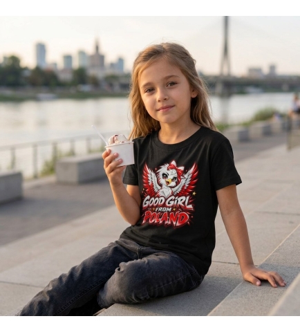 Koszulka dziecięca Girl From Poland,11 Listopada Dla Dziewczynki