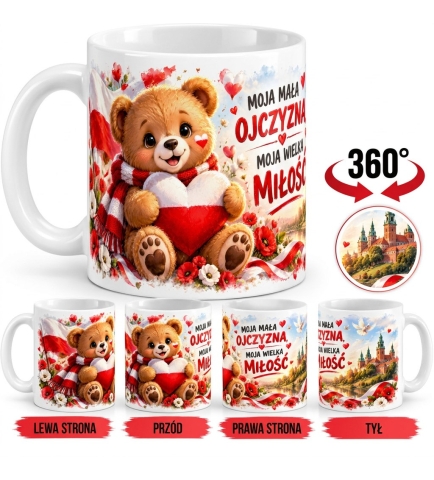 Kubek Patriotyczny Moja Mała Ojczyzna Dla Dziecka 330 ml