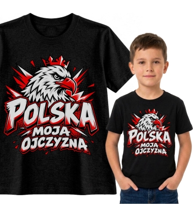 Koszulka dziecięca Polska Moja Ojczyzna 2,dzieci niepodległej polski