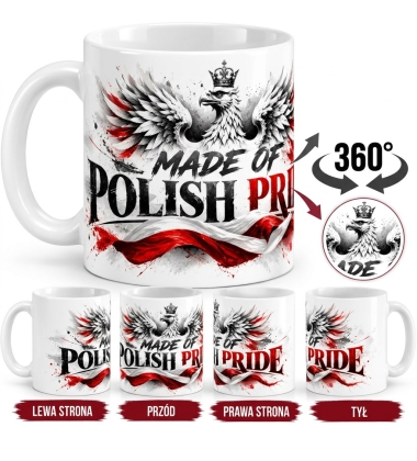 Kubek Patriotyczny Polish Pride, Polski Patriota, biały