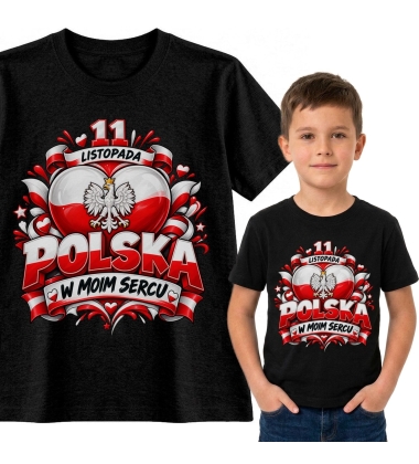 Koszulka dziecięca Polska w Moim Sercu, 11 listopada