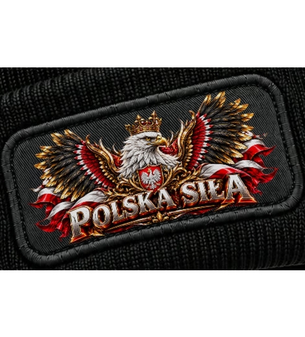 Czapka Zimowa Patriotyczna Polska Siła, Orzeł Polski