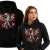 Bluza z kapturem patriotyczna czarna Orzeł Bóg Honor Ojczyzna