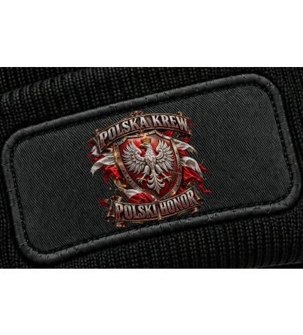 Czapka Zimowa Patriotyczna Polska Krew 2, Polski Honor