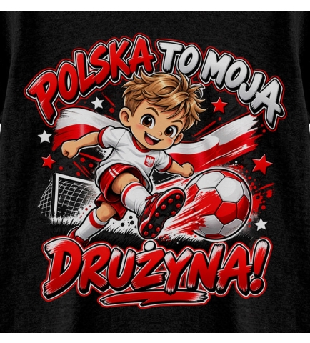 Koszulka dziecięca Polska to moja drużyna, młode orły polski