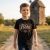 Koszulka dziecięca patriotyczna Polska czarna