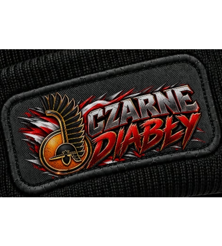Czapka Zimowa Patriotyczna Czarne Diabły