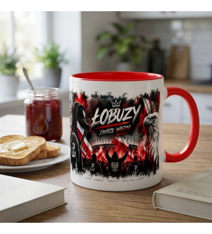 Kubek Patriotyczny Biało Czerwony Łobuzy 11 Listopada 330 ml