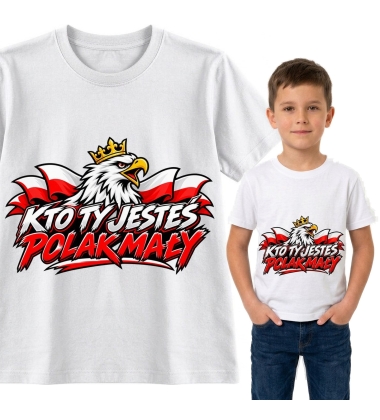 Koszulka dziecięca Kto Ty Jesteś,Biało-Czerwone Dzieciaki