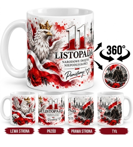 Kubek Patriotyczny 11 Listopada Święto Niepodległości Prezent
